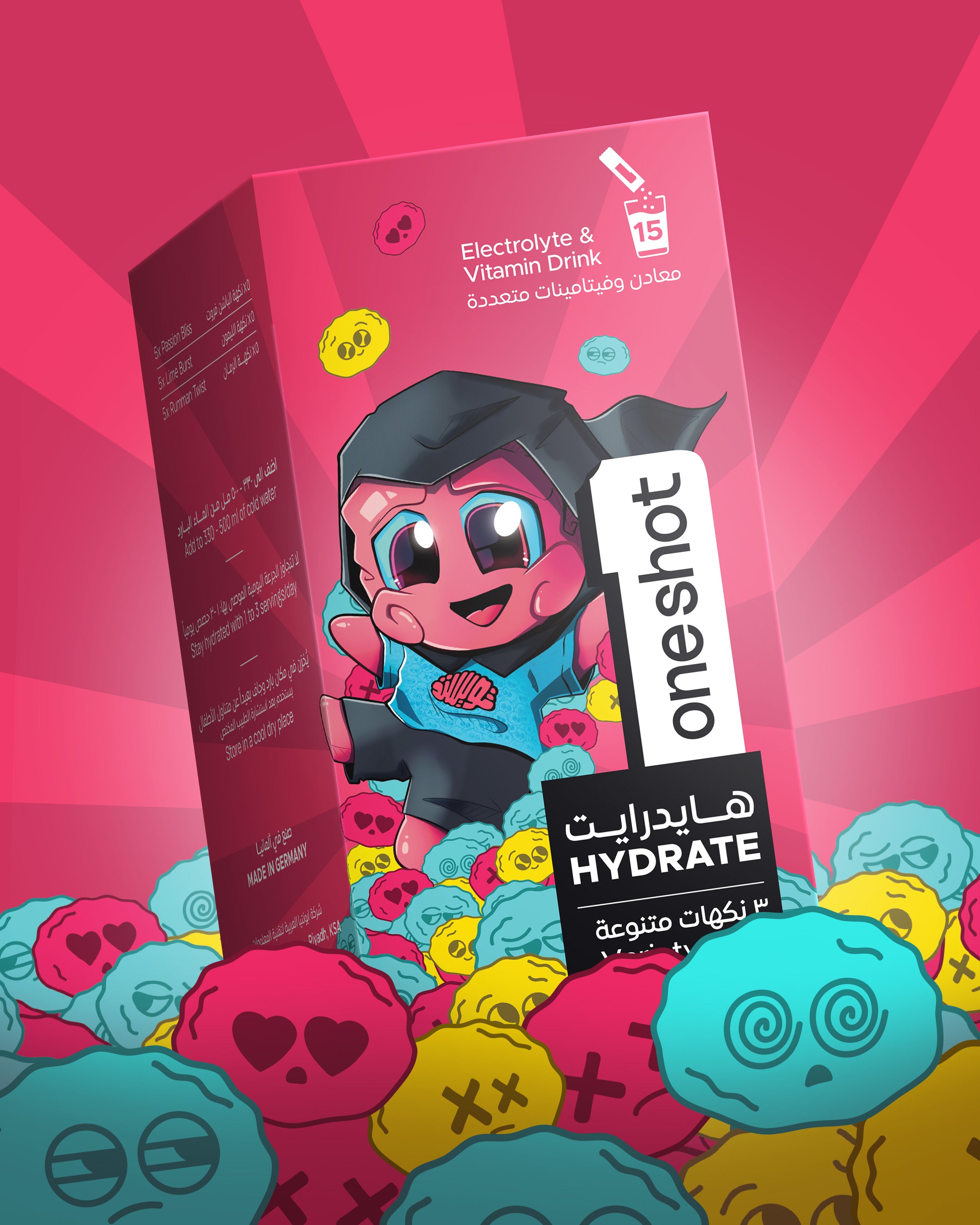 Twisted Minds x oneshot Hydration Pack