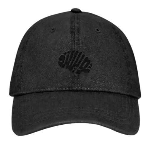 Black Denim Cap